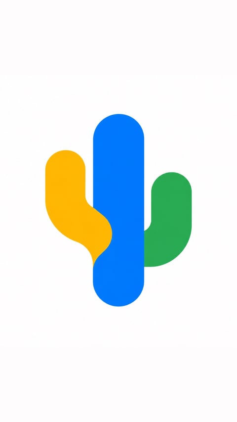 Logo colorido da Agência Casagrande — cacto com formas amarelas, azuis e verdes